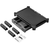 StarTech.com Adjustable Monitor Riser, Large, Drawer, Monitors up to 32" (22lb/10kg), Adjustable Height, Desk Monitor Stand
