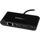 3 PORT USB C HUB WITH ETHERNET
