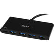 StarTech.com 4 Port USB C Hub with 4x USB Type-A (USB 3.0 SuperSpeed 5Gbps) - 60W Power Delivery Passthrough - Portable C to A Adapter Hub