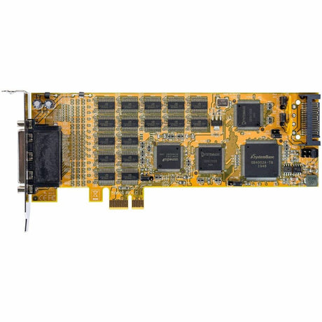 StarTech.com 16 Port PCI Express Serial Card, Low-Profile, High-Speed PCIe Serial Card with 16 DB9 RS232 Ports, TAA