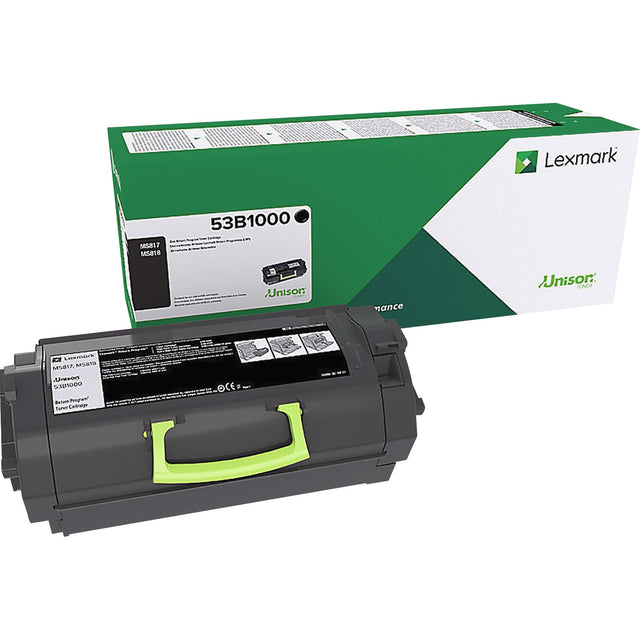 Lexmark Unison Original Laser Toner Cartridge - Black - 1 Each