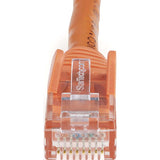 StarTech.com 5ft CAT6 Ethernet Cable - Orange Snagless Gigabit - 100W PoE UTP 650MHz Category 6 Patch Cord UL Certified Wiring/TIA