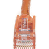 StarTech.com 9ft CAT6 Ethernet Cable - Orange Snagless Gigabit - 100W PoE UTP 650MHz Category 6 Patch Cord UL Certified Wiring/TIA