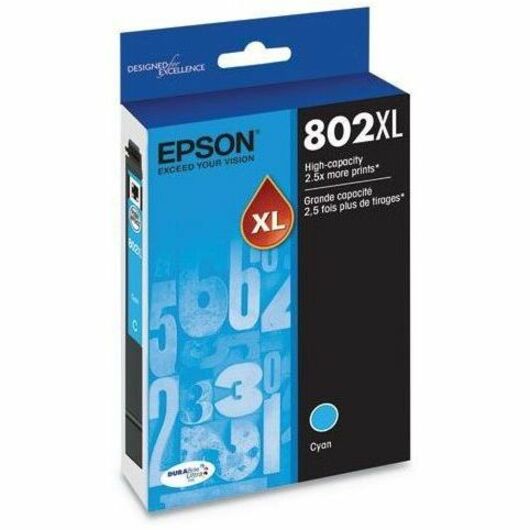 Epson DURABrite Ultra 802XL Original High Yield Inkjet Ink Cartridge - Cyan Pack