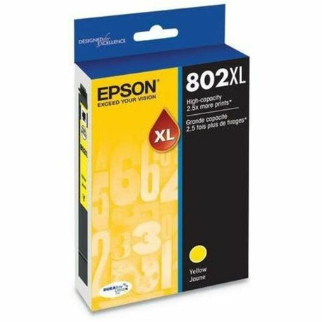Epson DURABrite Ultra 802XL Original High Yield Inkjet Ink Cartridge - Yellow - 1 Pack