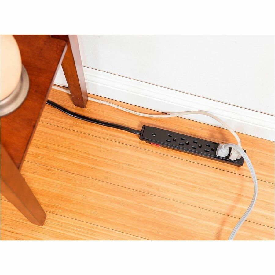Monoprice Obsidian 15873 6-Outlets Surge Suppressor/Protector
