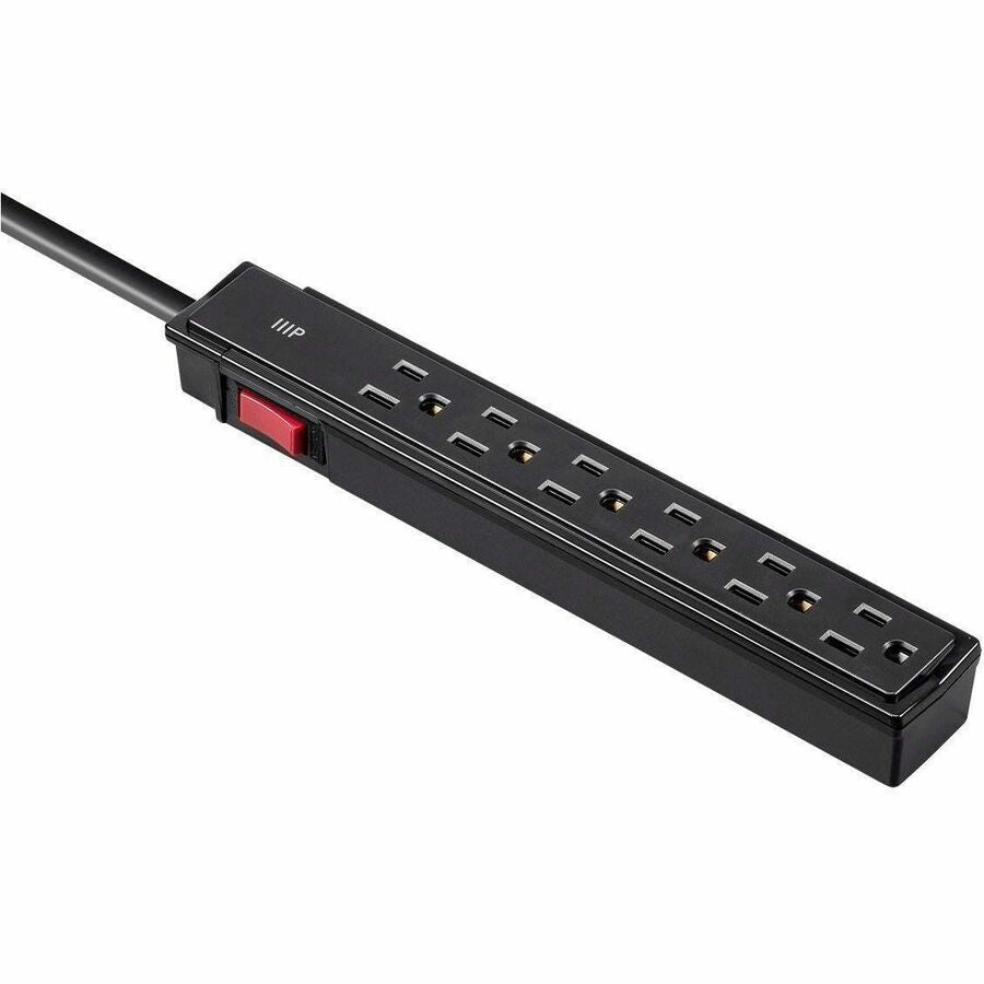 Monoprice Obsidian 15873 6-Outlets Surge Suppressor/Protector