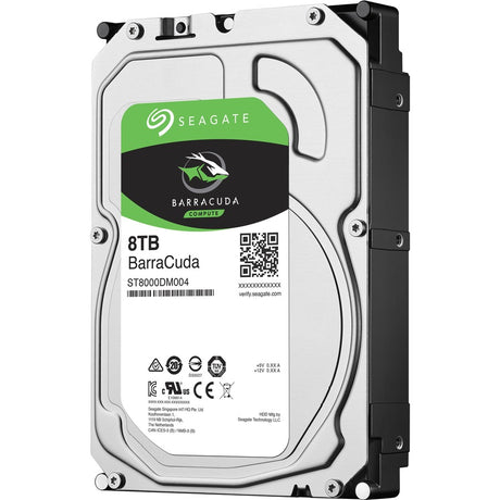 Seagate BarraCuda ST8000DM004 8 TB Hard Drive - 3.5" Internal - SATA (SATA/600)