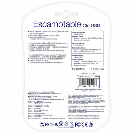 16GB USB Flash Drive - 5pk - Blue