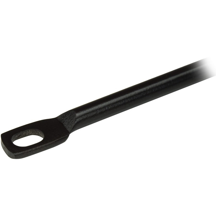 StarTech.com Horizontal Cable Lacing Bar for Racks - Horizontal Cable Manager - 10 Pack