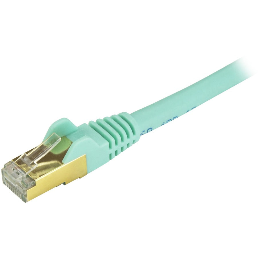 6FT AQUA CAT6A ETHERNET CABLE