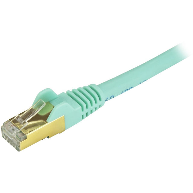 6FT AQUA CAT6A ETHERNET CABLE