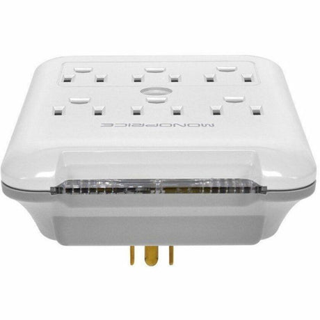 Monoprice 6 Outlet Power Surge Protector Slim Wall Tap - 540 Joules