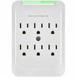 Monoprice 6 Outlet Power Surge Protector Slim Wall Tap - 540 Joules