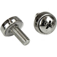 StarTech.com Rack Screws - 20 Pack - Installation Tool - 12 mm M5 Screws - M5 Nuts - Cabinet Mounting Screws and Cage Nuts