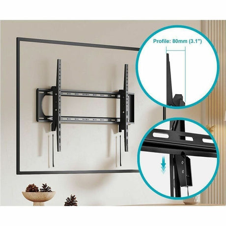 Monoprice Wall Mount for TV, Display - Black
