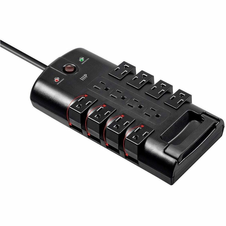 Monoprice Obsidian 15874 12-Outlets Surge Suppressor/Protector