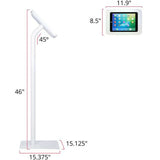 The Joy Factory Elevate Floor Standing Kiosk for iPad Air 2, Air, iPad 4th/3rd/2nd Generation
