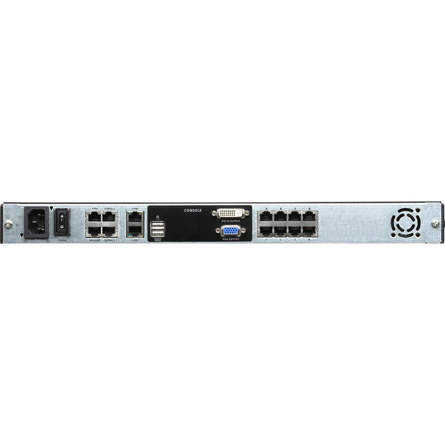 ATEN KL1108VN Cat 5 Dual Rail LCD KVM Over IP Switch With a Rack Mount Kit-TAA Compliant