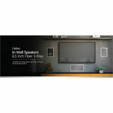 Monoprice Caliber 7607 3-way In-wall Speaker - 80 W RMS
