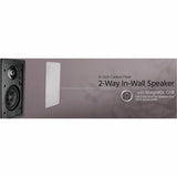 Monoprice Alpha 13682 2-way In-wall Speaker - 80 W RMS