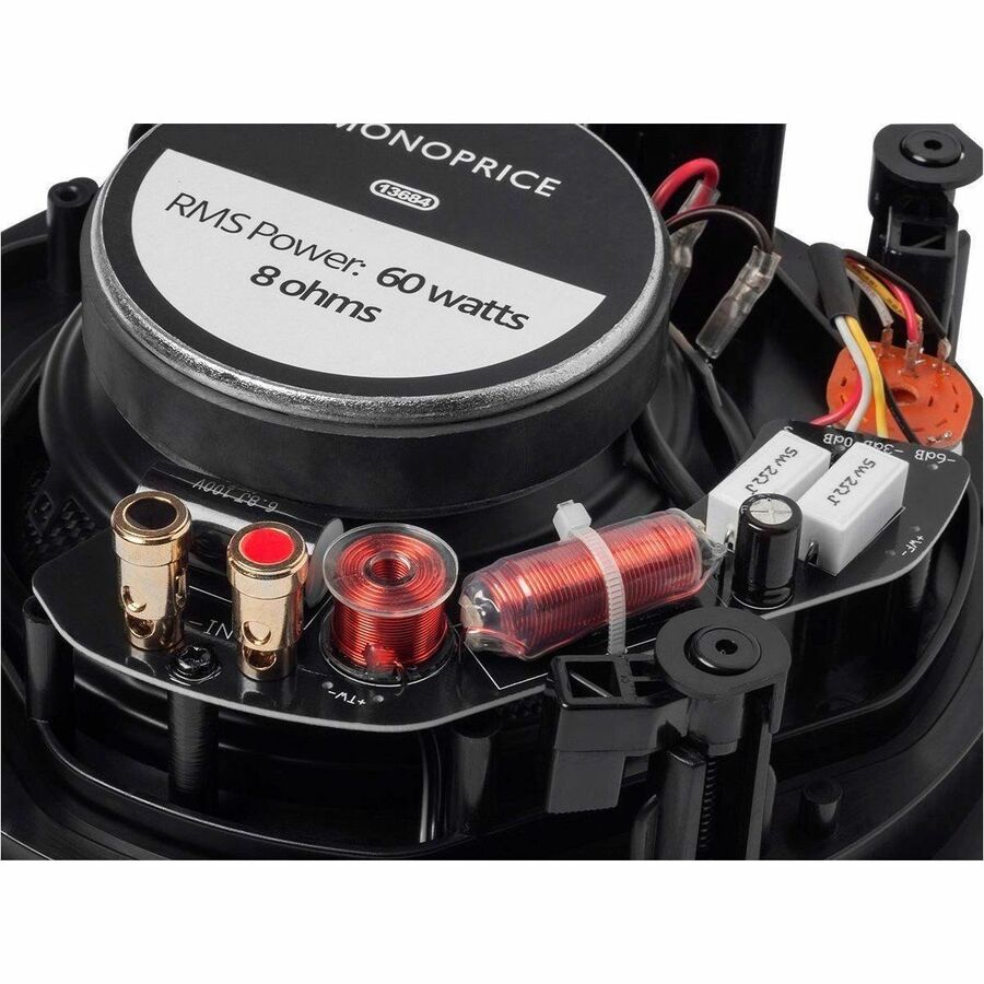 Monoprice Alpha 13684 Speaker - 60 W RMS - 120 W PMPO - 2-way - 2 Pack