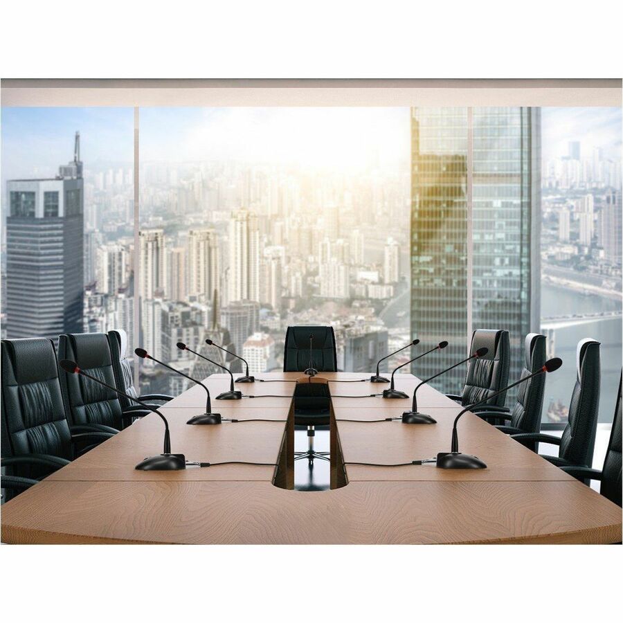 Monoprice 14891 Wired Condenser Microphone for Conferencing, Paging, Meeting Room, Public Address