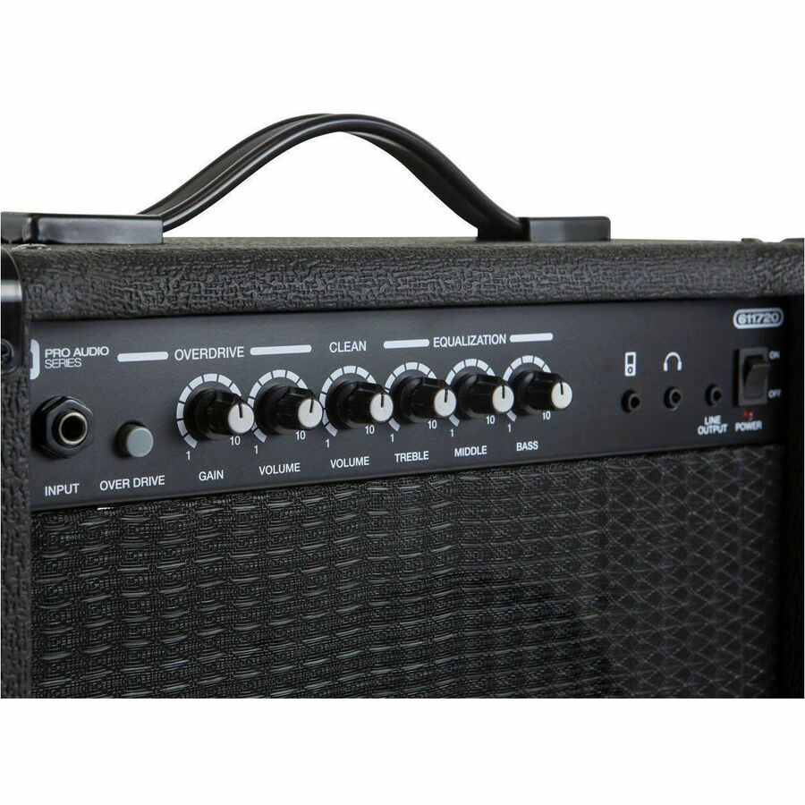 Monoprice 1x8 20-Watt Guitar Combo Amplifier with Overdrive