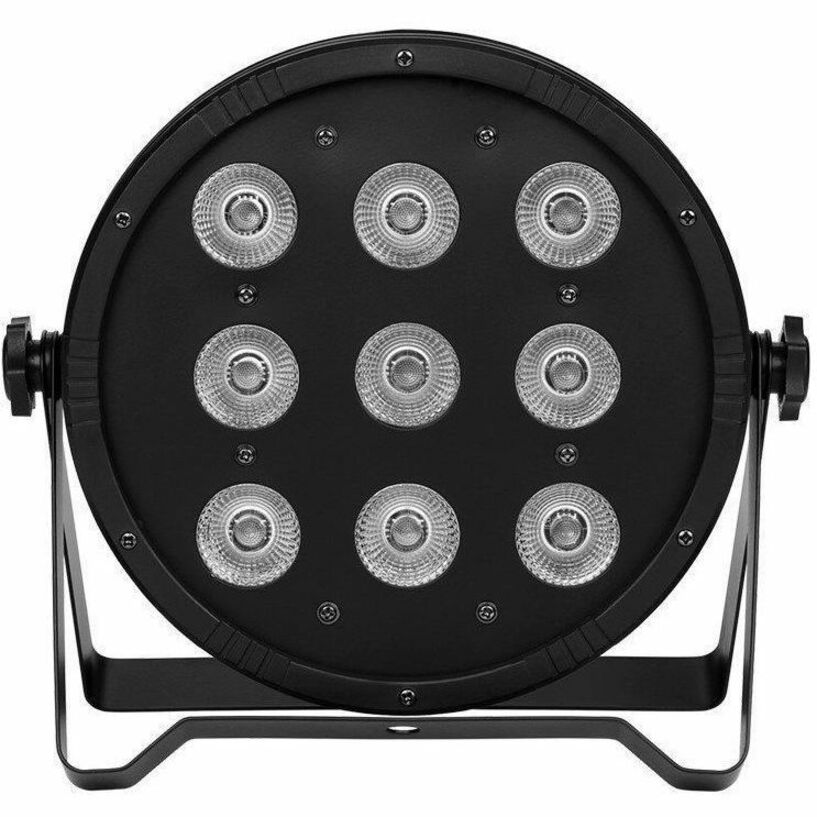 Stage Right 9x10W Quad LED Flat PAR RGBW Stage Wash Light 90W Output