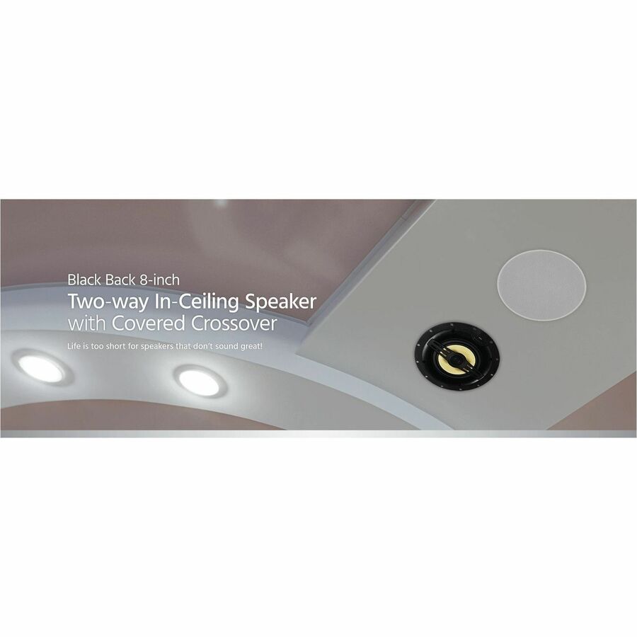 Monoprice 15699 Speaker - 80 W RMS - 160 W PMPO - 2-way - 2 Pack