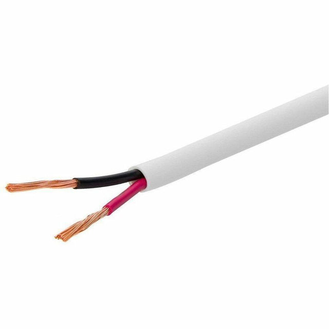 Monoprice Speaker Wire, CL2 Rated, 2-Conductor, 12AWG, 1000ft, White