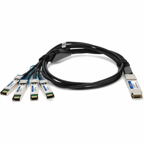 AddOn Arista Networks CAB-Q-4S-100G-5M Compatible TAA Compliant 100GBase-CU QSFP28 to 4xSFP28 Direct Attach Cable (Passive Twinax, 5m)