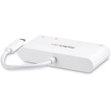 StarTech.com USB C Multiport Adapter to DVI-D (Digital) Video - 60W PD Passthrough/GbE/USB-A - Portable USB Type-C/Thunderbolt 3 Mini Dock