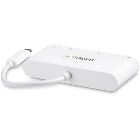 StarTech.com USB C Multiport Adapter to DVI-D (Digital) Video - 60W PD Passthrough/GbE/USB-A - Portable USB Type-C/Thunderbolt 3 Mini Dock