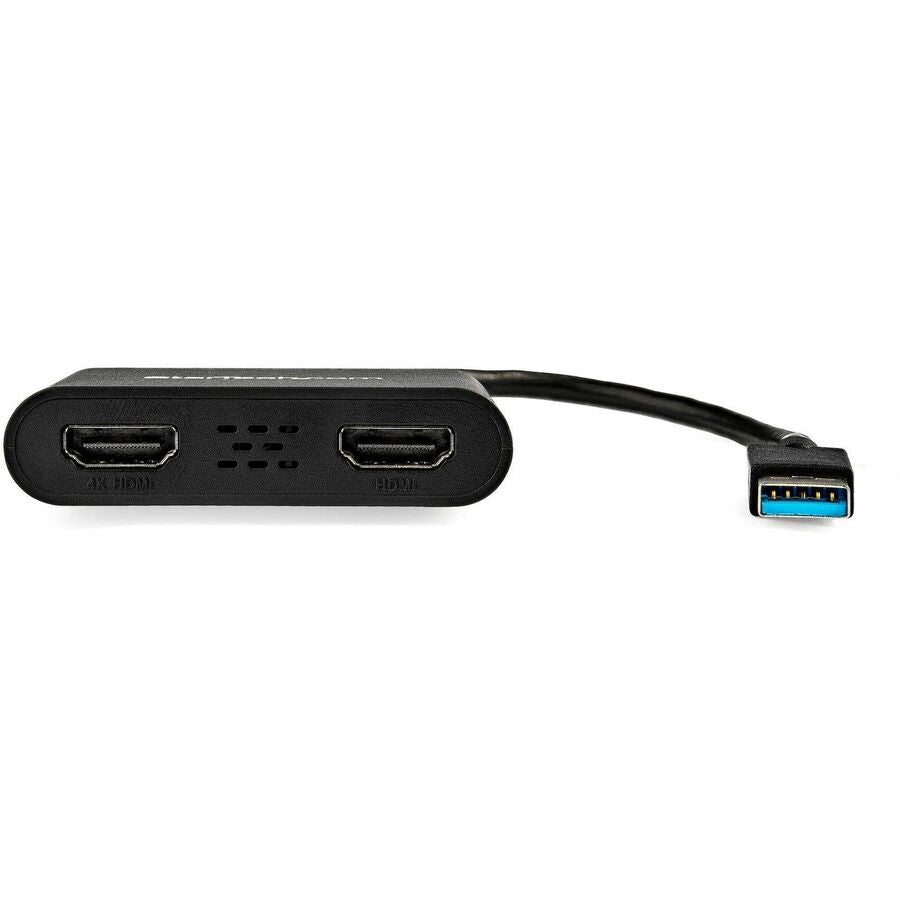 StarTech.com USB 3.0 to Dual HDMI Adapter, USB to 2x HDMI Monitor Converter for Windows (no support for macOS/ChromeOS/Linux) - TAA