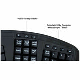 ERGONOMIC TOUCHPAD KEYBOARD USB