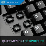 ERGONOMIC TOUCHPAD KEYBOARD USB