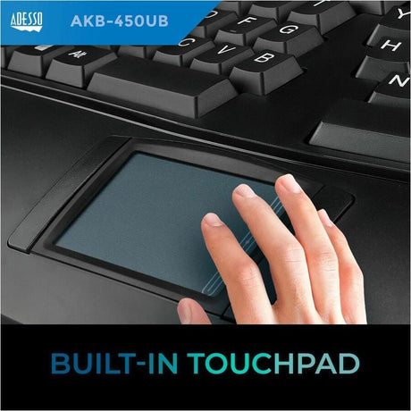 ERGONOMIC TOUCHPAD KEYBOARD USB