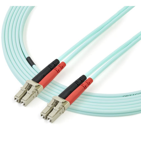 StarTech.com 3m (10ft) LC/UPC to LC/UPC OM4 Multimode Fiber Optic Cable, 50/125&micro;m, 100G, Low Insertion Loss, LSZH Fiber Jumper Cord