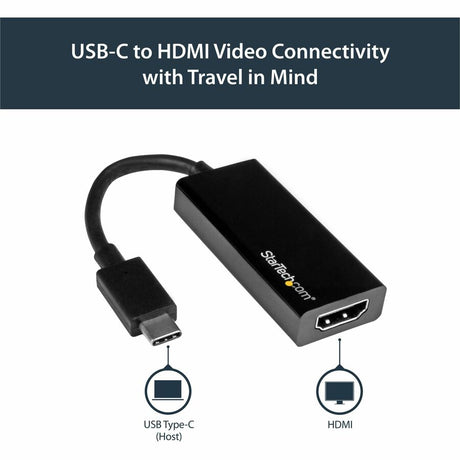 StarTech.com USB-C Multiport Video Adapter - 3-in-1 USB Type-C Video Adapter - USB-C to VGA, DVI, HDMI - 4K 30 Hz - CDPVGDVHDBP