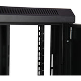StarTech.com 2-Post 6U Wall Mount Network Cabinet, 19" Wall-Mounted Server Rack for Data / IT Equipment, Small Lockable Rack Enclosure