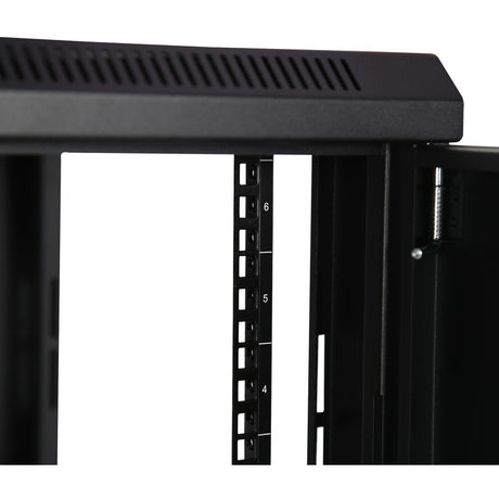 StarTech.com 2-Post 6U Wall Mount Network Cabinet, 19" Wall-Mounted Server Rack for Data / IT Equipment, Small Lockable Rack Enclosure