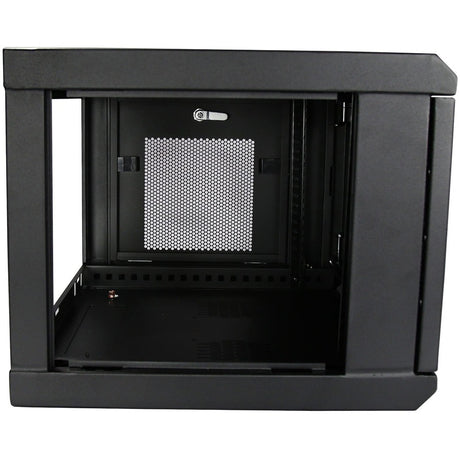 StarTech.com 2-Post 6U Wall Mount Network Cabinet, 19" Wall-Mounted Server Rack for Data / IT Equipment, Small Lockable Rack Enclosure