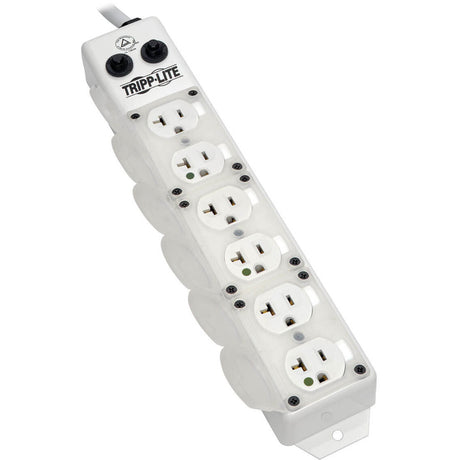 Eaton Tripp Lite Series Safe-IT UL 1363A Medical-Grade Power Strip for Patient-Care Vicinity, 6x 20A Hospital-Grade Outlets, Safety Covers, 7 ft. Cord