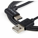 StarTech.com 1m 3ft USB to USB C Cable - Right Angle USB Cable - M/M - USB 2.0 Cable - USB Type C - USB A to USB C Cable