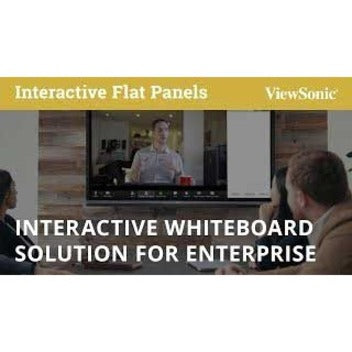 ViewSonic IFP8650 86" ViewBoard 4K Interactive Display, 20-Point Touch HDMI, DisplayPort