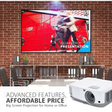 ViewSonic PA503X 4000 Lumens XGA High Brightness Projector Projector for Home and Office with HDMI Vertical Keystone