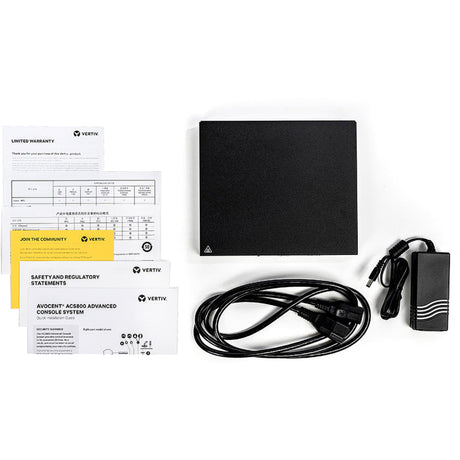 Vertiv Avocent ACS800 - 4-PortSerial Console with external AC/DC Power Brick - US Power Cord