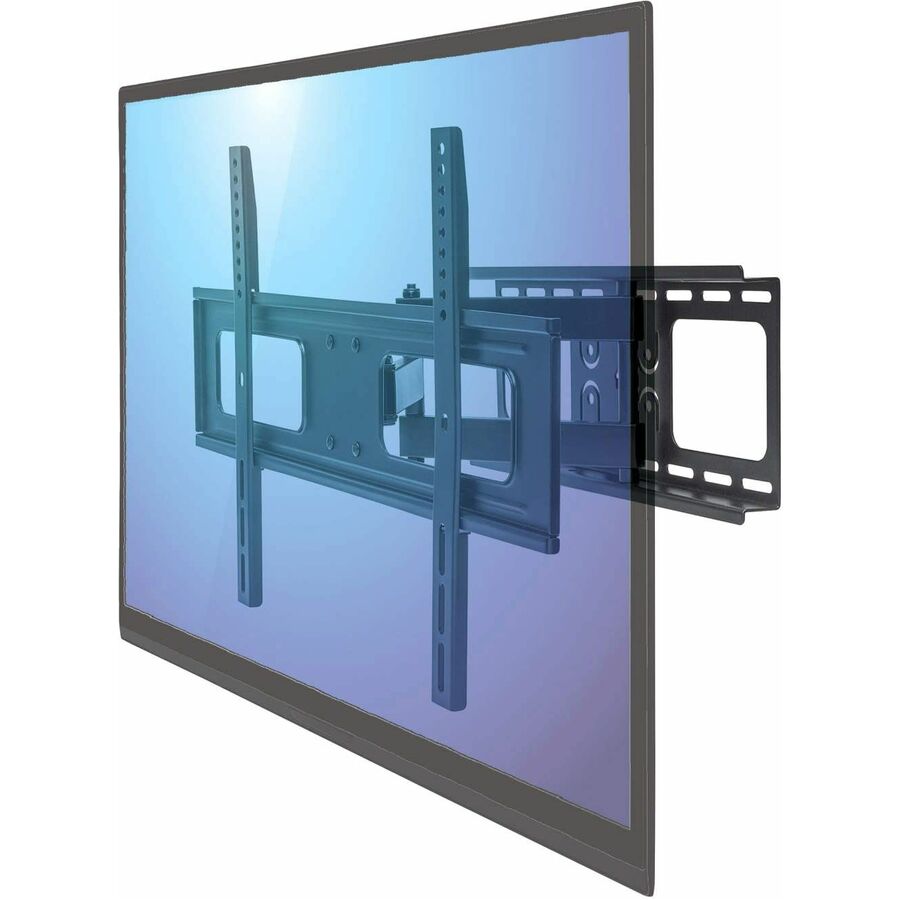 Manhattan TV & Monitor Mount, Wall, Full Motion, 1 screen, Screen Sizes: 37-65" , Black, VESA 200x200 to 600x400, Max 50kg, LFD, Tilt & Swivel with 3 Pivots, Lifetime Warranty