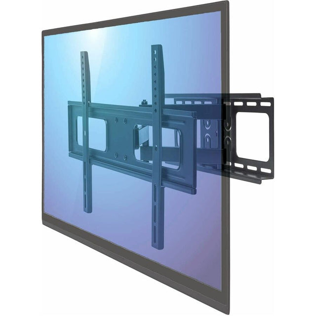 Manhattan TV & Monitor Mount, Wall, Full Motion, 1 screen, Screen Sizes: 37-65" , Black, VESA 200x200 to 600x400, Max 50kg, LFD, Tilt & Swivel with 3 Pivots, Lifetime Warranty
